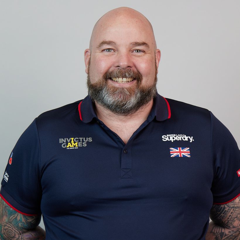 Former RAF technician and invictus game participant David Anderson